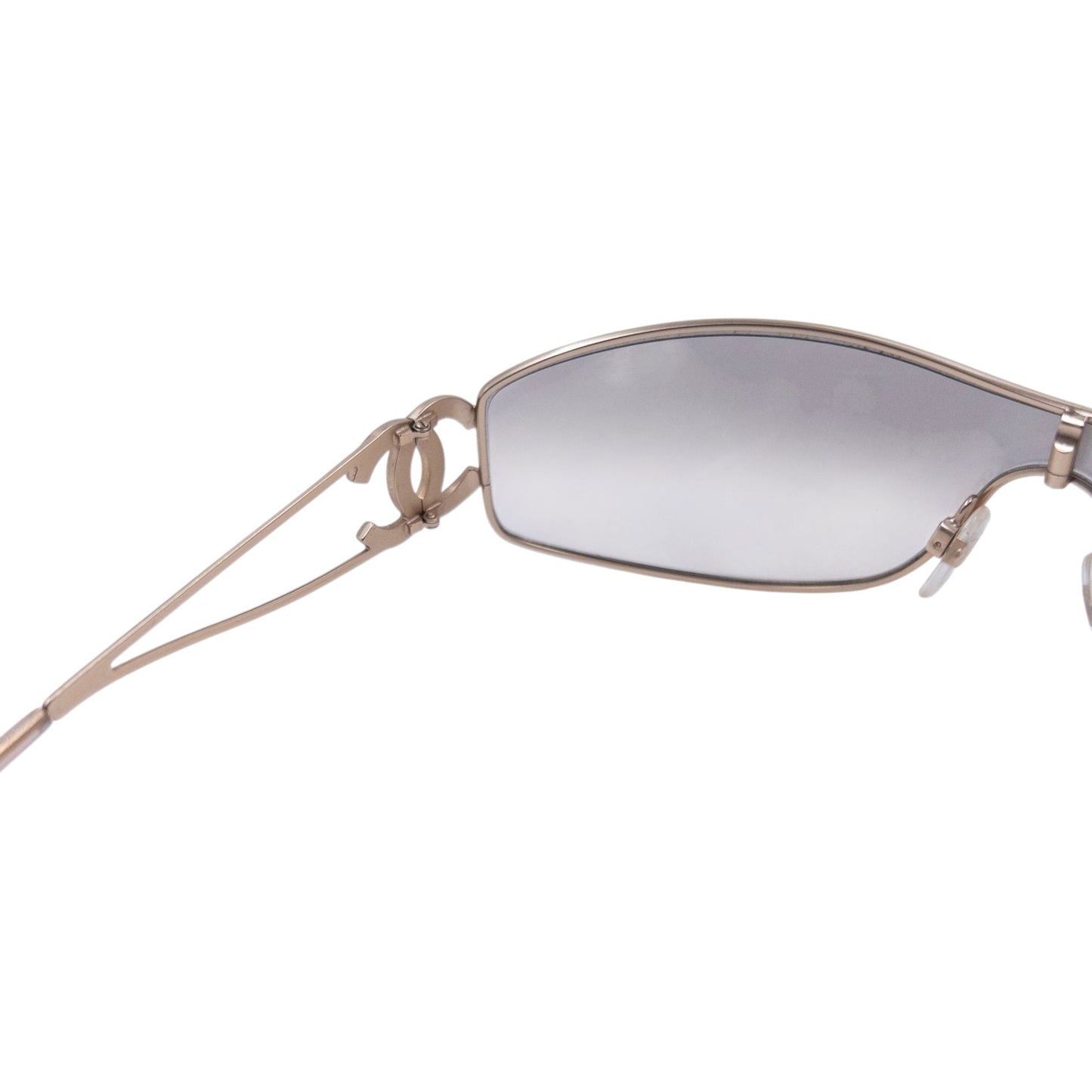 Vintage 2000s Chanel Diamanté Sunglasses | O/S, Brown