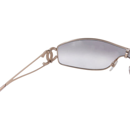 Vintage 2000s Chanel Diamanté Sunglasses | O/S, Brown