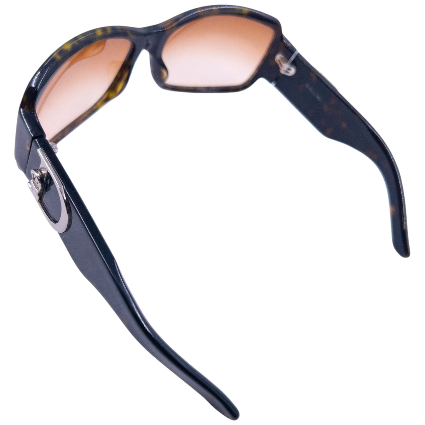 Vintage Dior Tortoise Shell Buckle Sunglasses