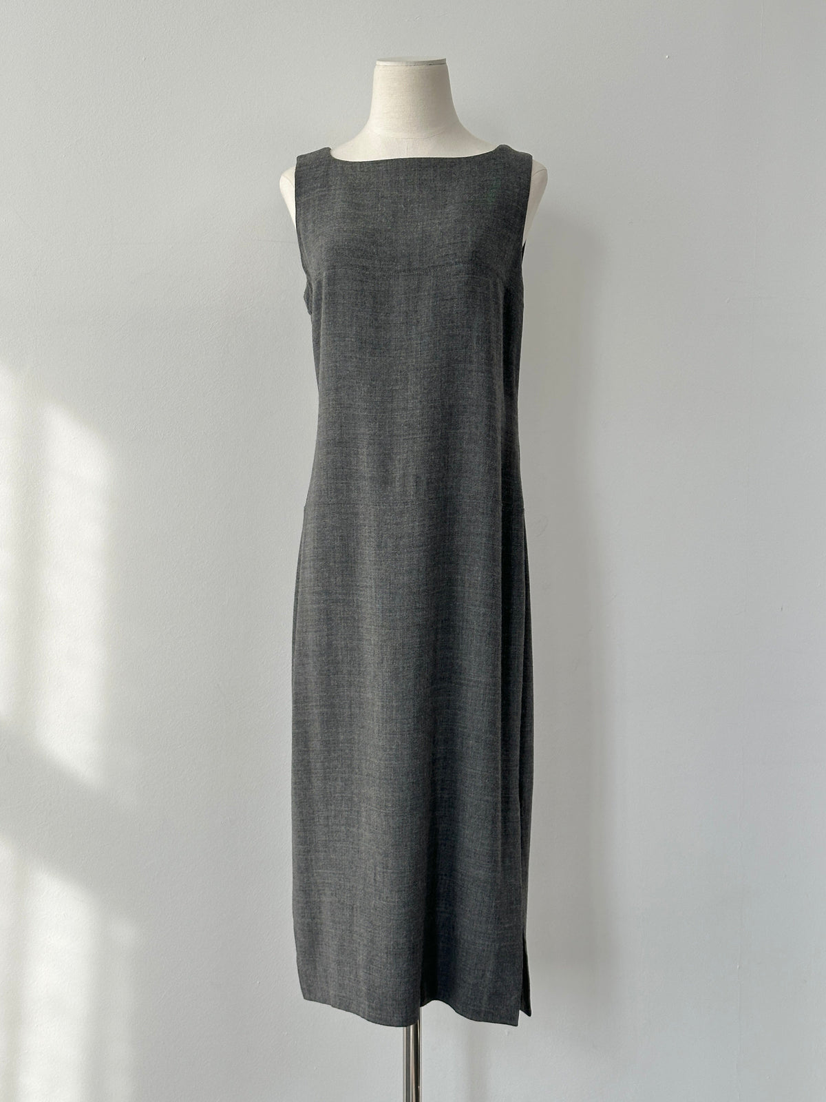 Marella 2000s Wool Sleevless Maxi Dress - M-L
