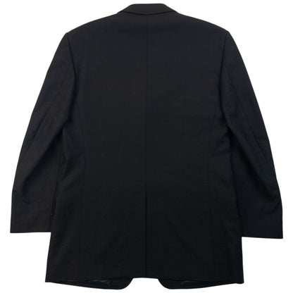 Vintage 2000s Versace Classic Monogram Jacket & Trousers Suit Set Size L | Large, Black