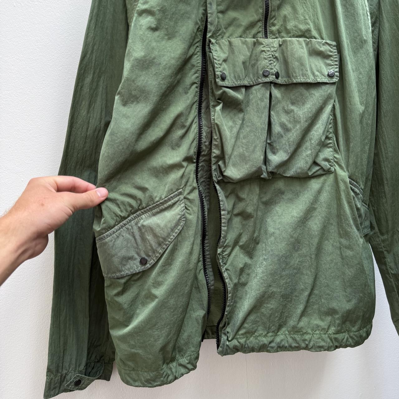 CP Company Re Colour Windbreaker Pullover Jacket in Green (M) | Medium, Green