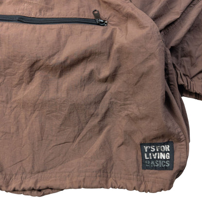Vintage 90s Yohji Yamamoto Packable Q Zip Jacket Size L | Large, Brown