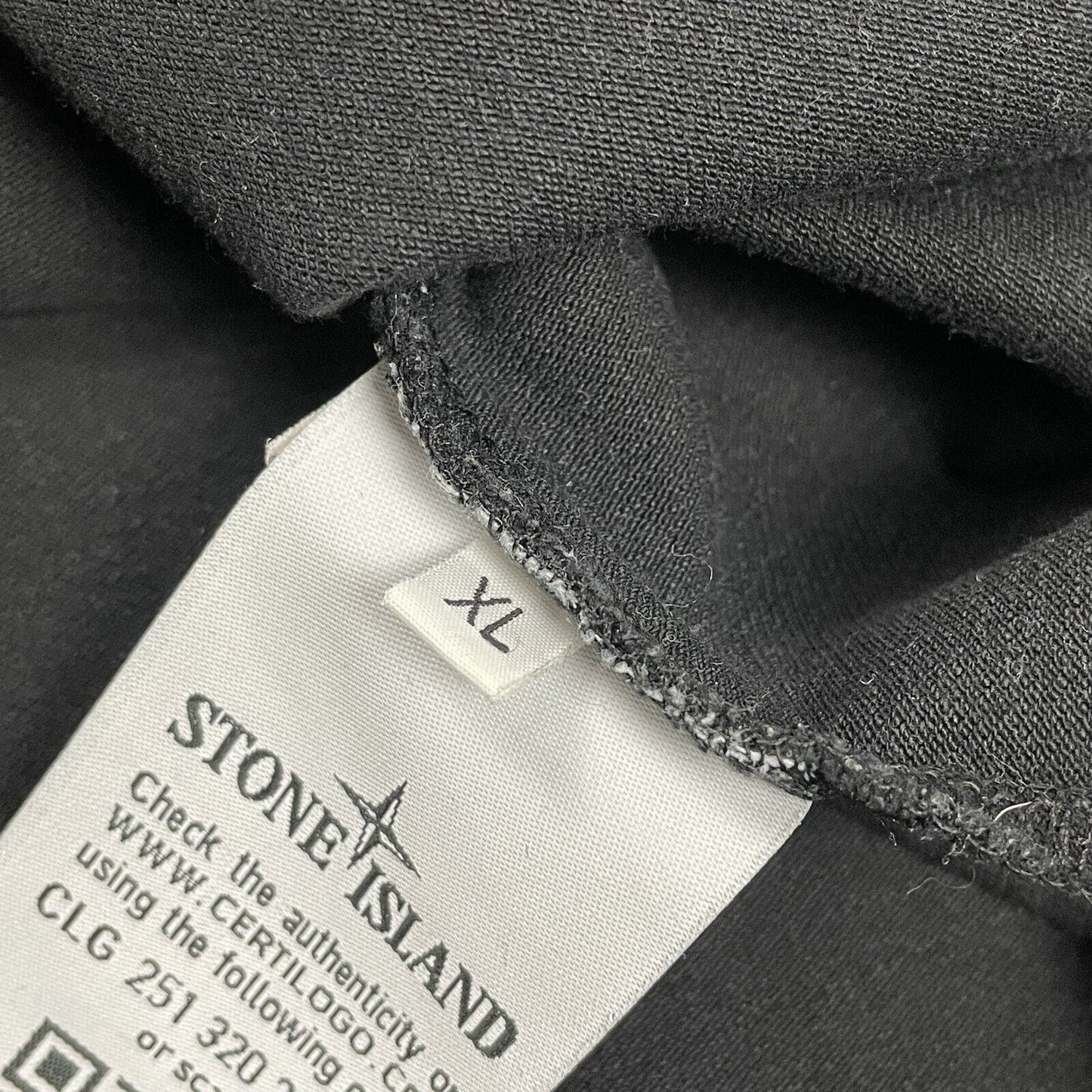 Stone Island Polo Shirt, Size XL | Stone island, Black