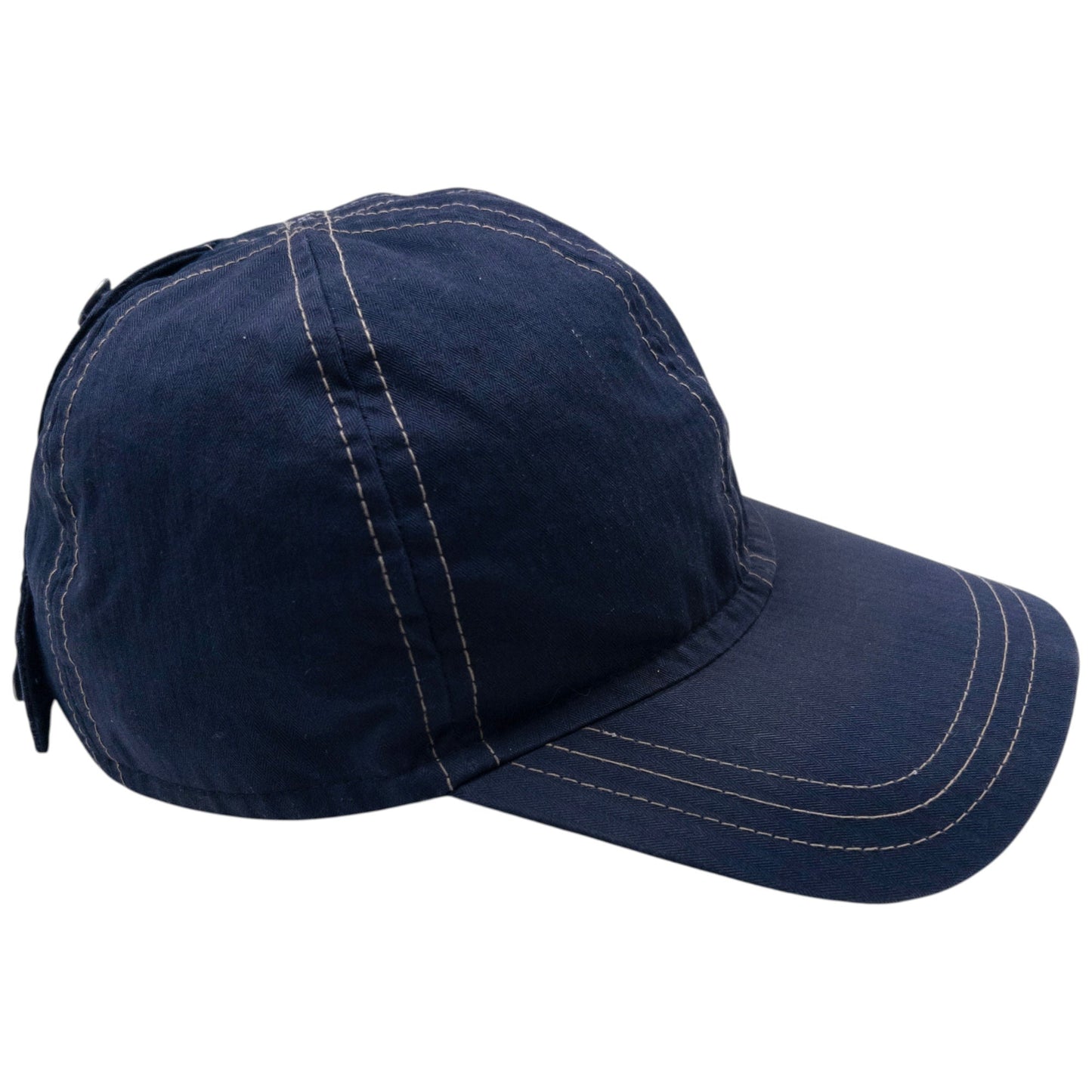 Vintage 2000s Armani Jeans Button Back Embroidered Hat