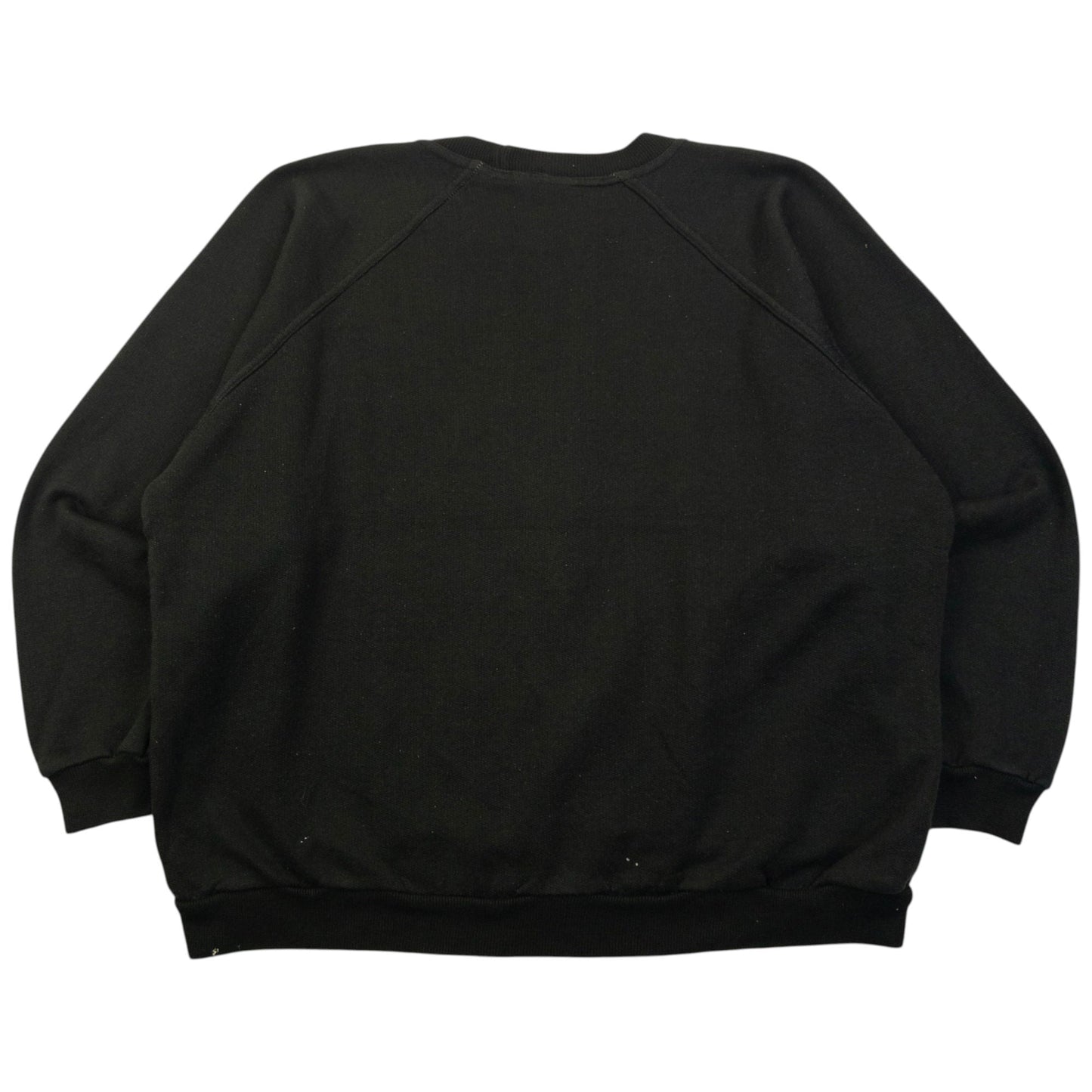 Vintage 80s YSL Yves Saint Laurent Embroidered Sweatshirt Size S | Small, Black