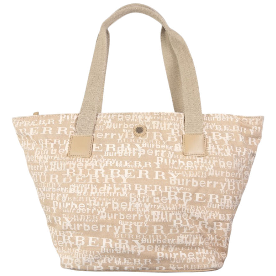 Vintage Burberry Monogram Shoulder Bag