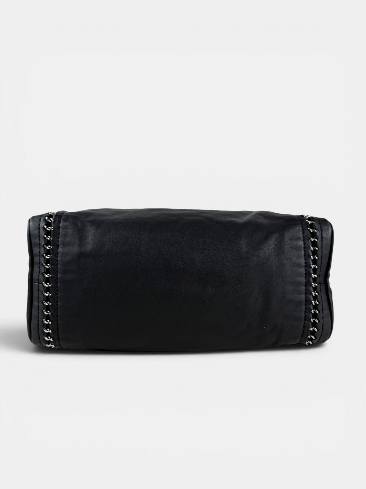 2005/2006 Chanel Luxe Ligne Black Lambskin Bowling Bag | O/S, Multicoloured