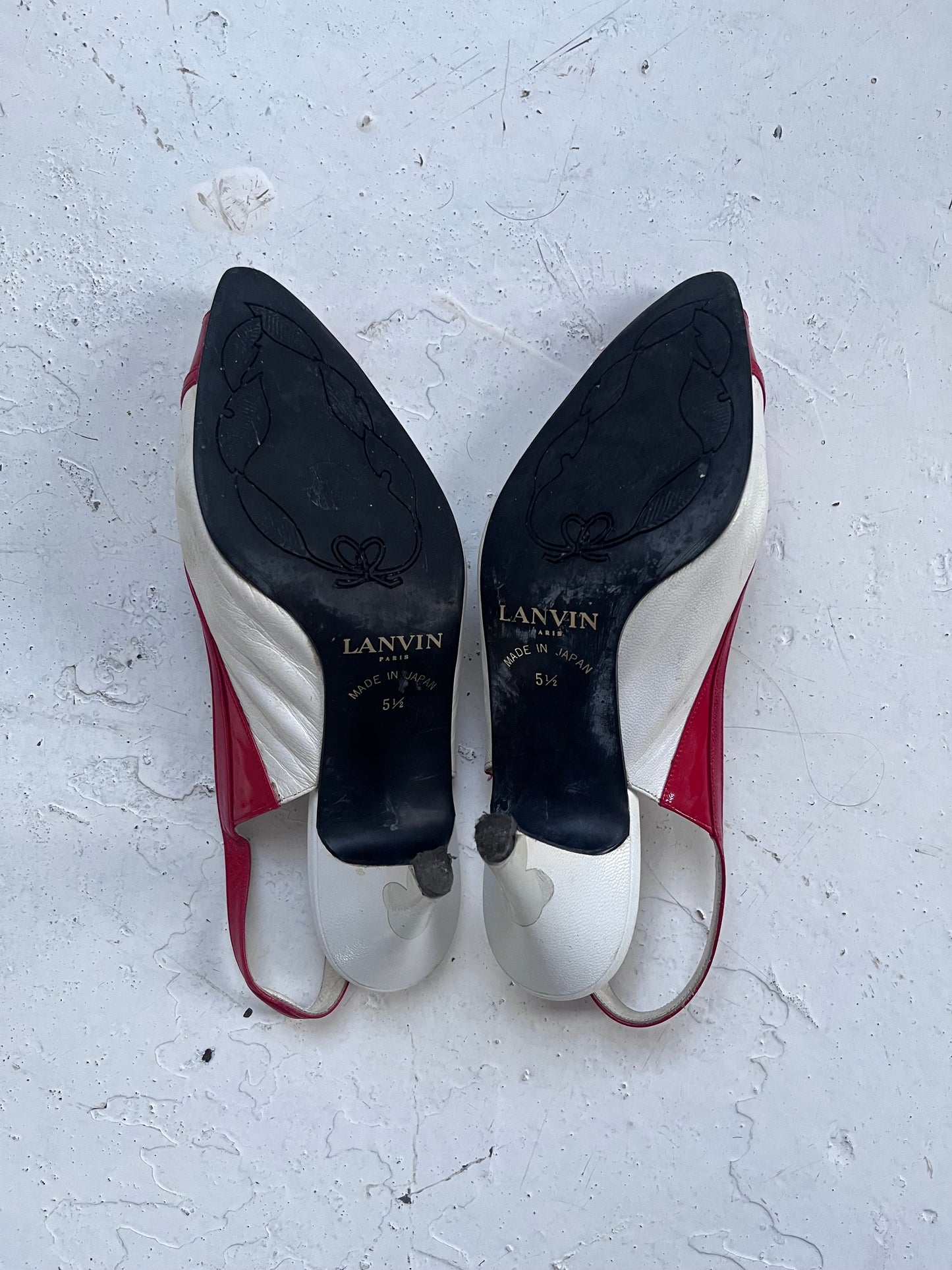 2000s lanvin heels | WHITE, White and Red