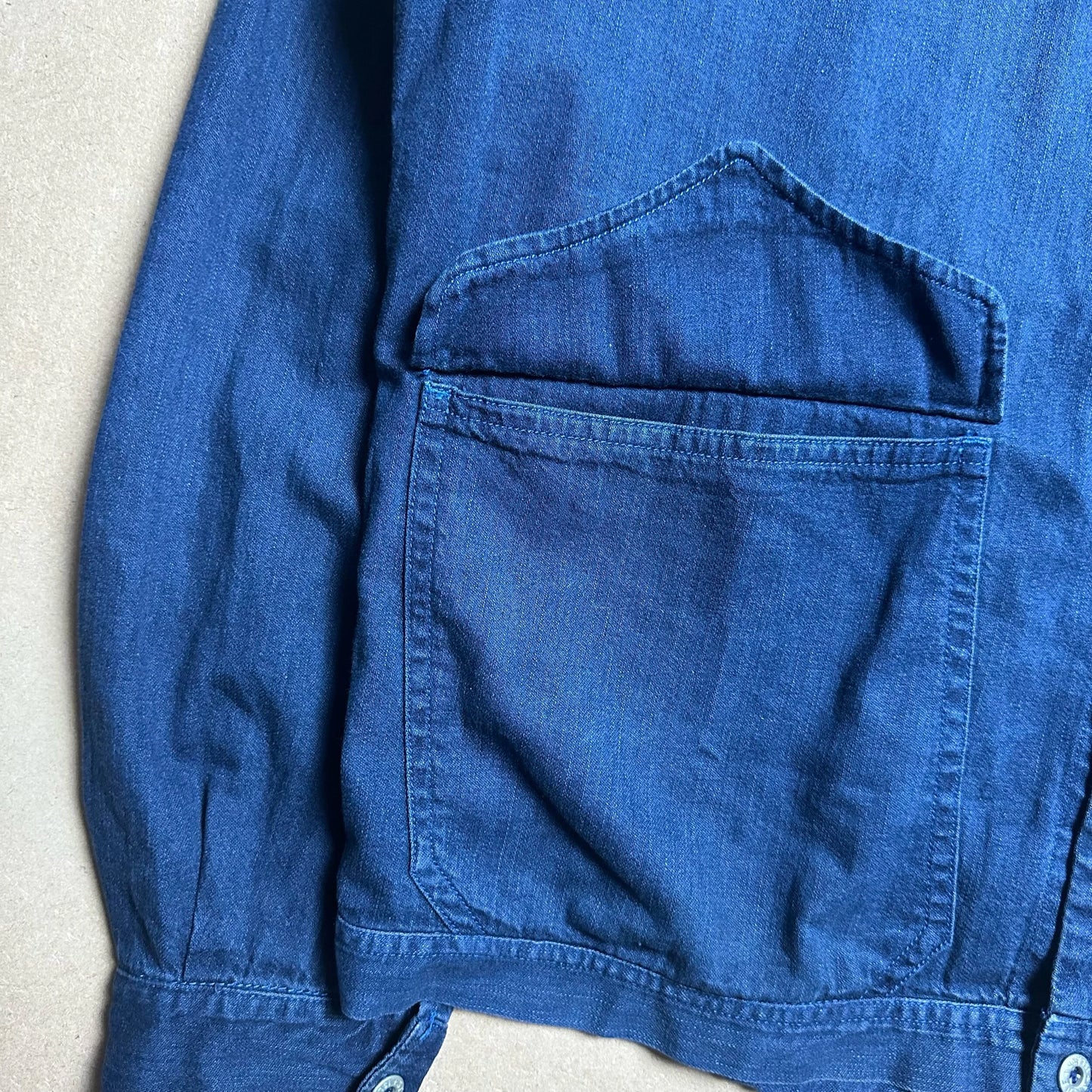 S/S1992 Denim Marina Reflective Spell Out Blouson