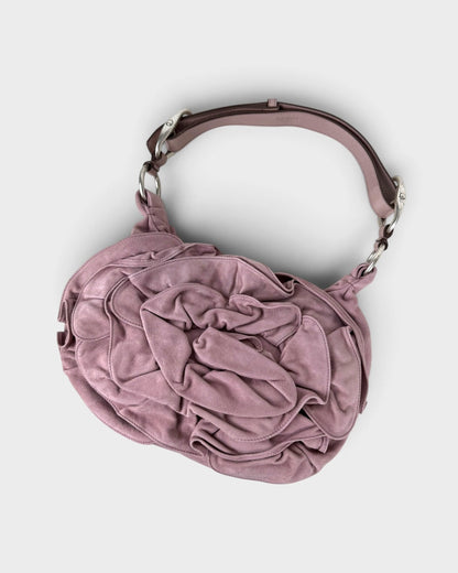 2003 Yves Saint Laurent YSL Rive Gauche Suede Nadja Handbag | O/S, Multicoloured