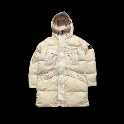 Stone Island Garment Dyed Crinkle Reps Down Puffer Jacket