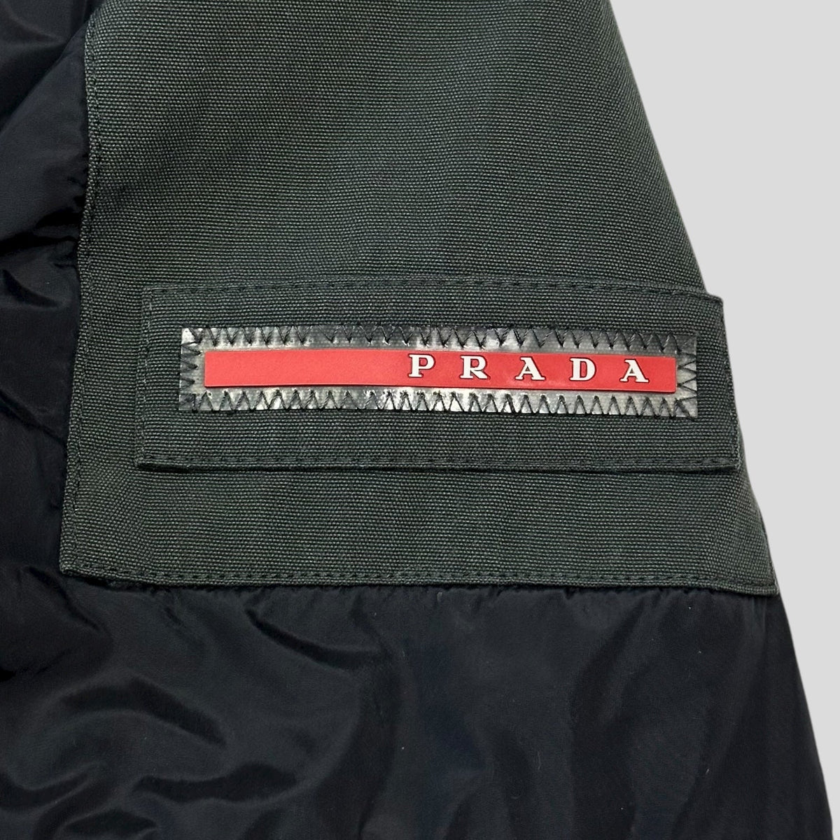 Prada Sport 2009 Nylon Panelled Technical Puffer Jacket - IT54 (L) | Grey