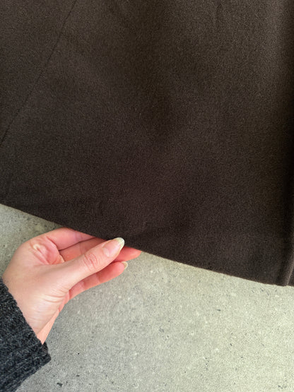 Max Mara Pure Wool A-Line Floor Length Coat - M