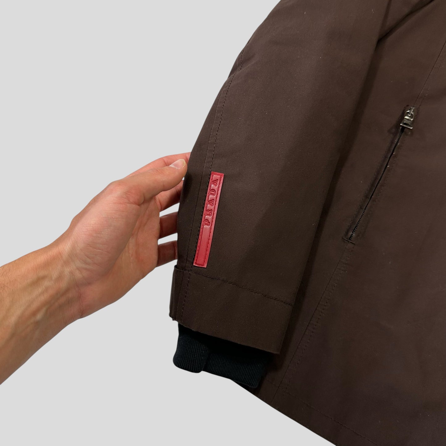 Prada Sport 2002 3 in 1 Brown Ventilated Goretex Technical Jacket - IT46 | Default Title, Brown
