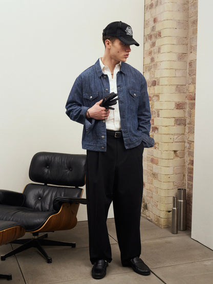 Versace Classic V2 90s Logo Buttons Denim Jacket - L/XL