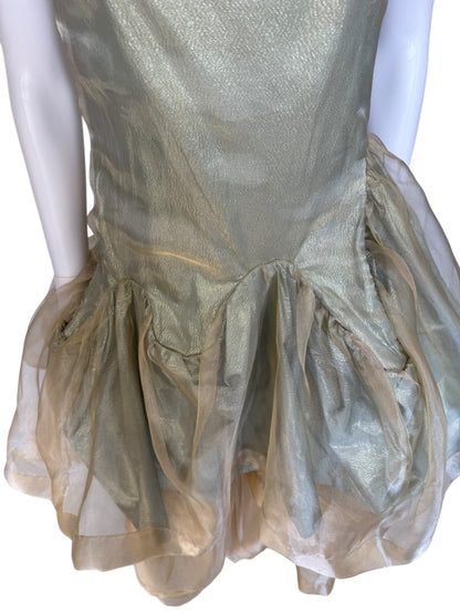 Vivienne Westwood F/W 2012 Queen’s Jubilee Capsule Collection Gold Label lamé organza gown