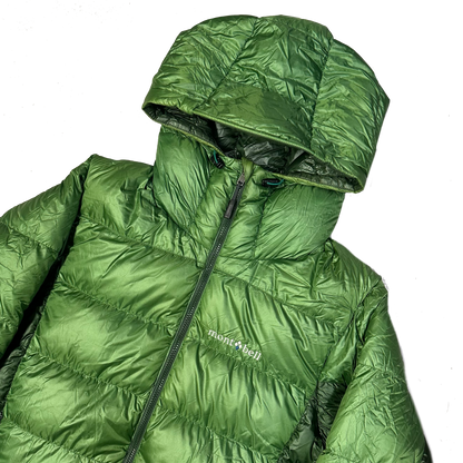 Montbell Alpine Down Parka Puffer Jacket In Green ( S )