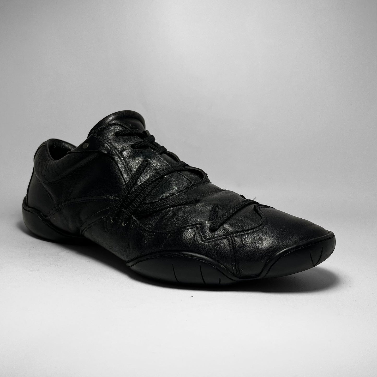 Marithé + François Girbaud Laced Leather Ballet Shoes (2000s)