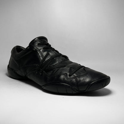 Marithé + François Girbaud Laced Leather Ballet Shoes (2000s)