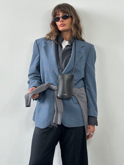 Christian Dior Paris 1980s Pure Wool Check Blazer - 40R/L