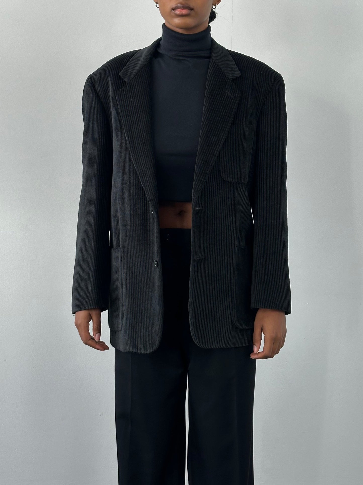 Christian Dior Monsieur 1990s Corduroy Single Breasted Blazer - 40R/M