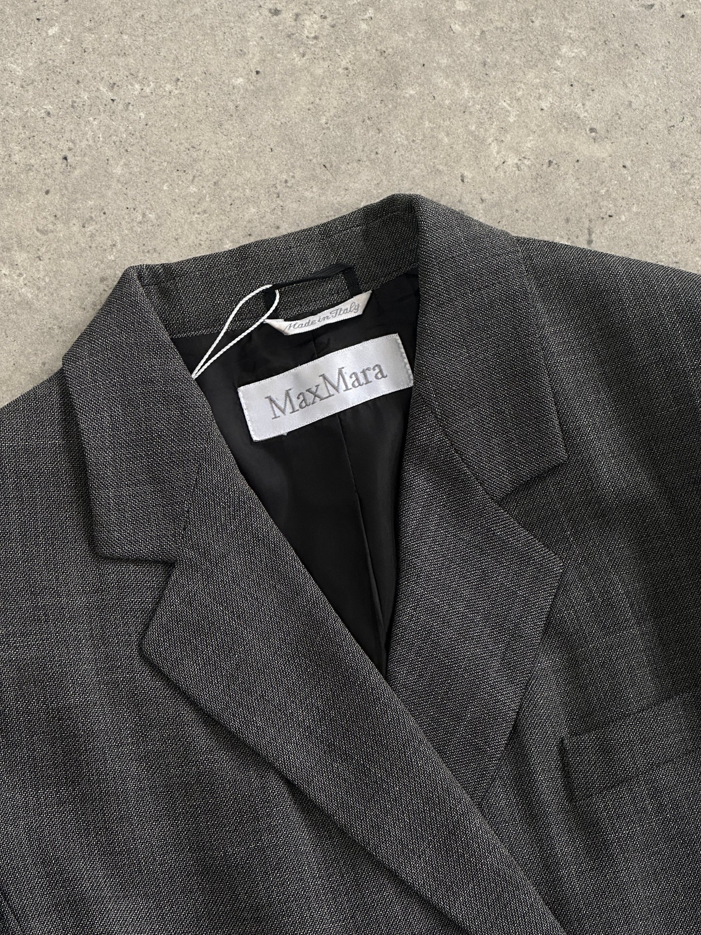 Max Mara Wool Double Breasted Blazer - S