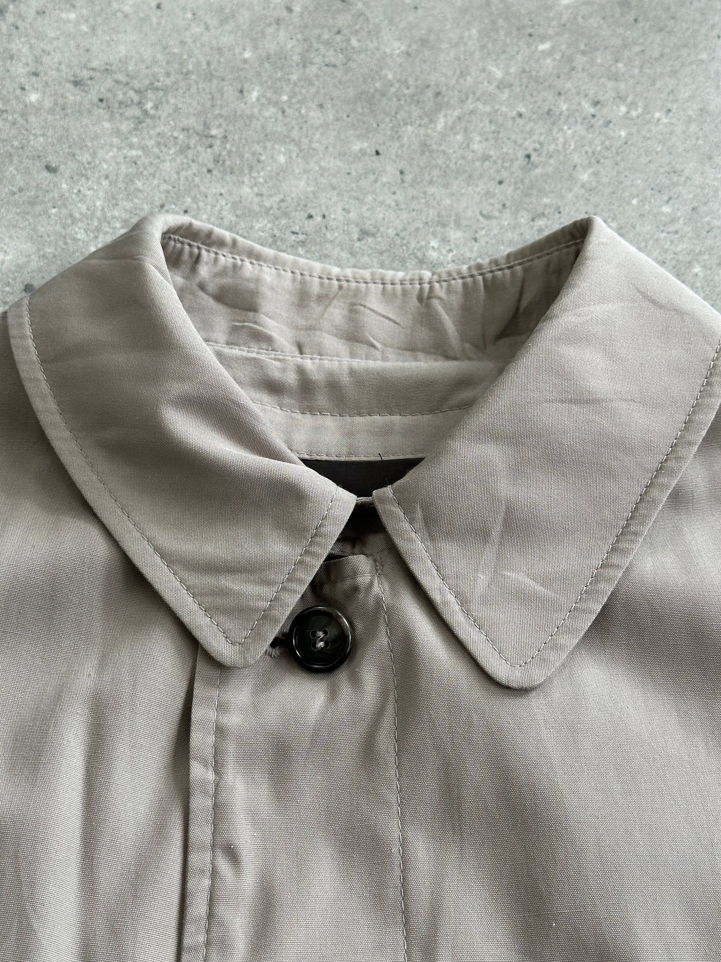 London Fog Cotton Single Breasted Trench Coat - XL