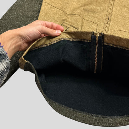 CDG Homme 2011 Gold Glitter Work Jacket - L (M) | Medium, Gold