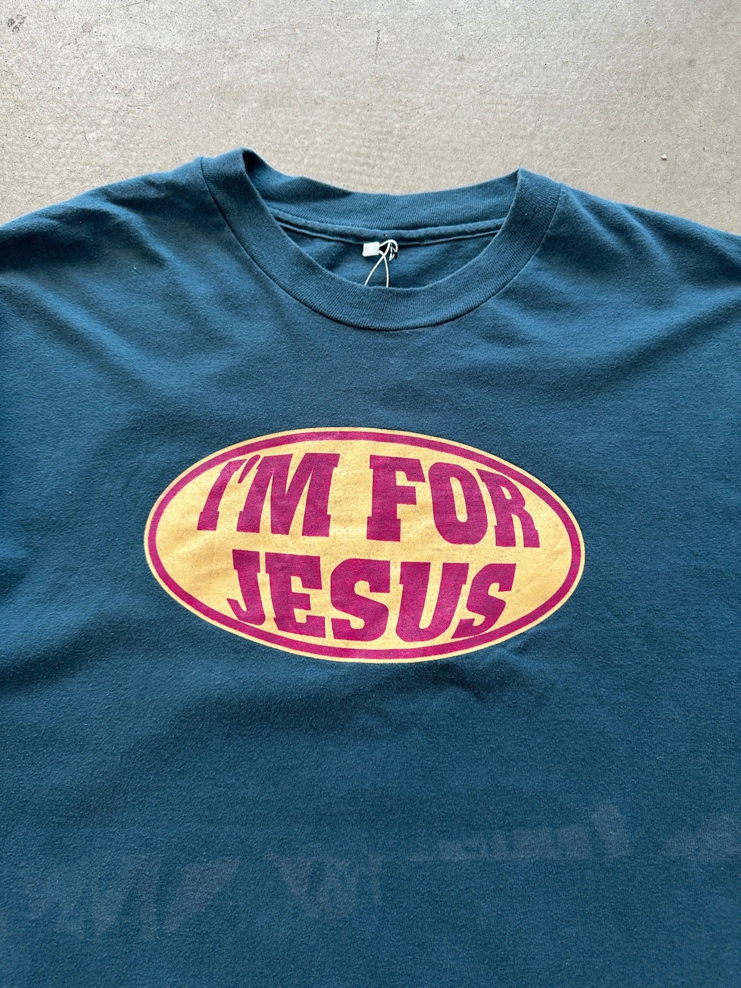 1990’s I’m For Jesus T-Shirt - L | Large, Red