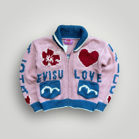 Evisu Donna Knitted Cardigan Cowichan M