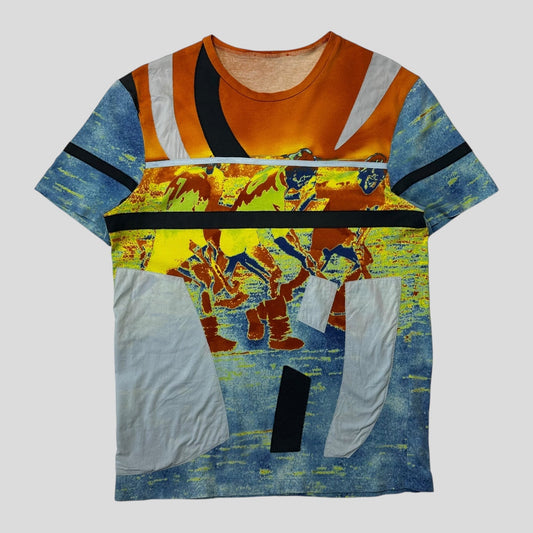 Prada Sport 00’s Thermal Heatmap Patchwork T-shirt - L (M) | Default Title, Multicolour