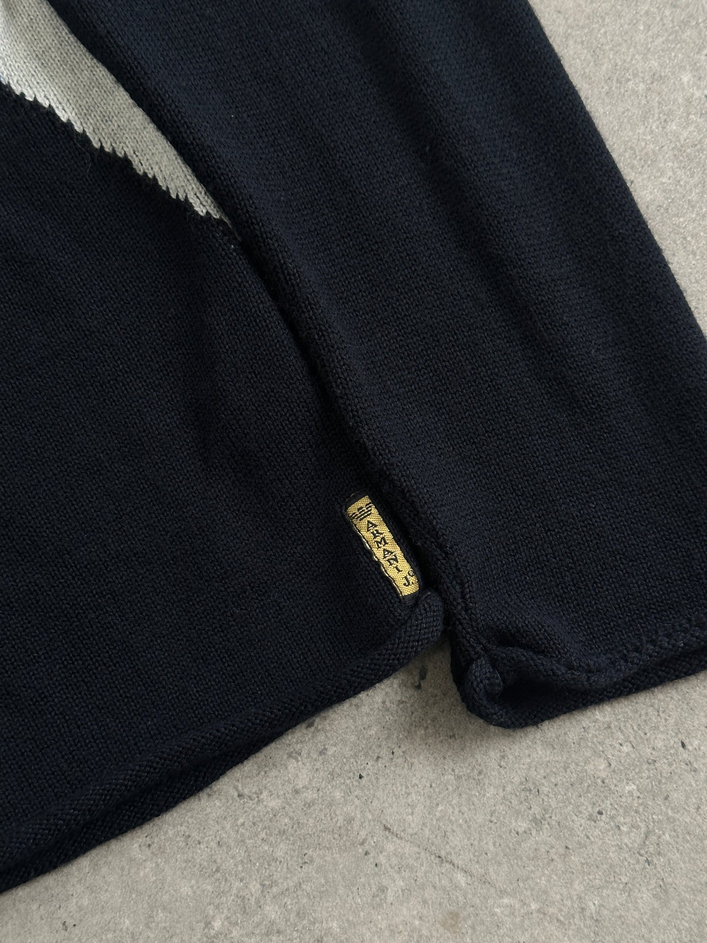 Armani Jeans Virgin Wool Knitted Logo Jumper - M/L