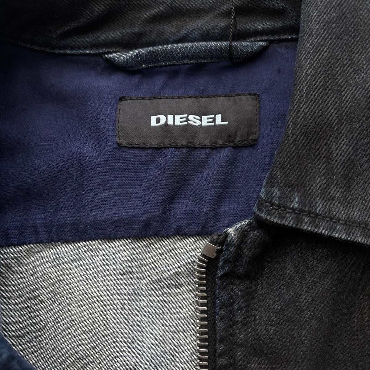DIESEL FADED WAXED JACKET | O/S, Faded Black