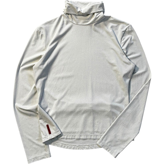 Prada Sport 00’s Roll Neck Top Size 10/12 | 10/12, Red