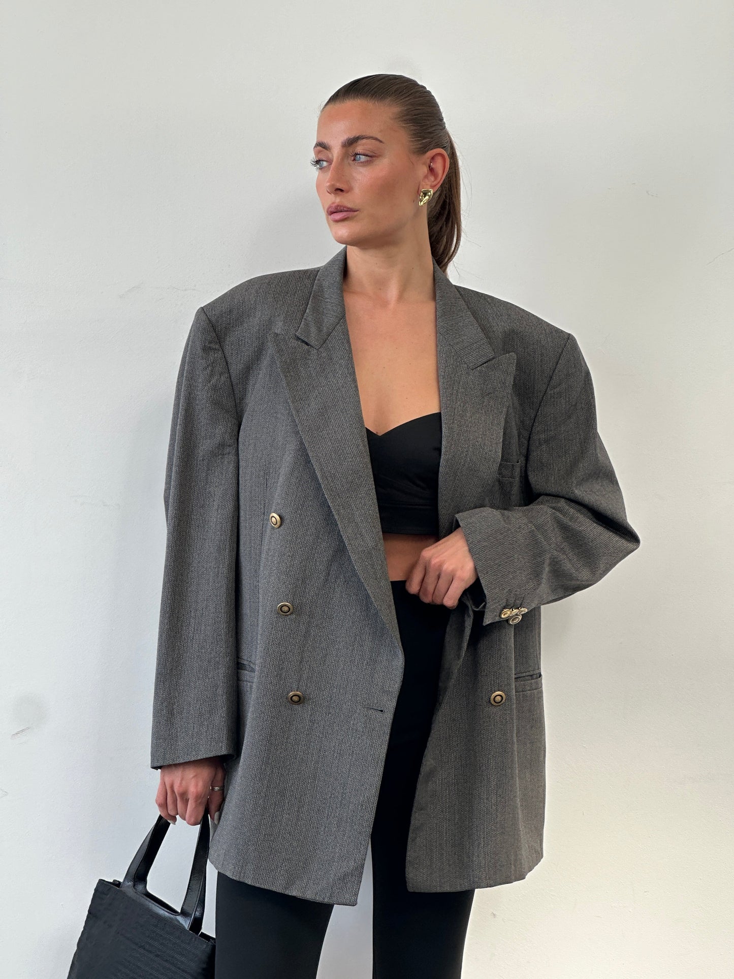 Versace Classic V2 90s Bespoke Button Double Breasted Blazer - 46R/XXL