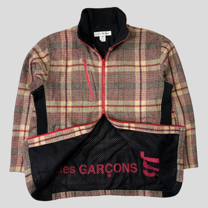 Comme Des Garçons SHIRT AW05 Technical Wool Plaid Jacket - M/L | Default Title, Red