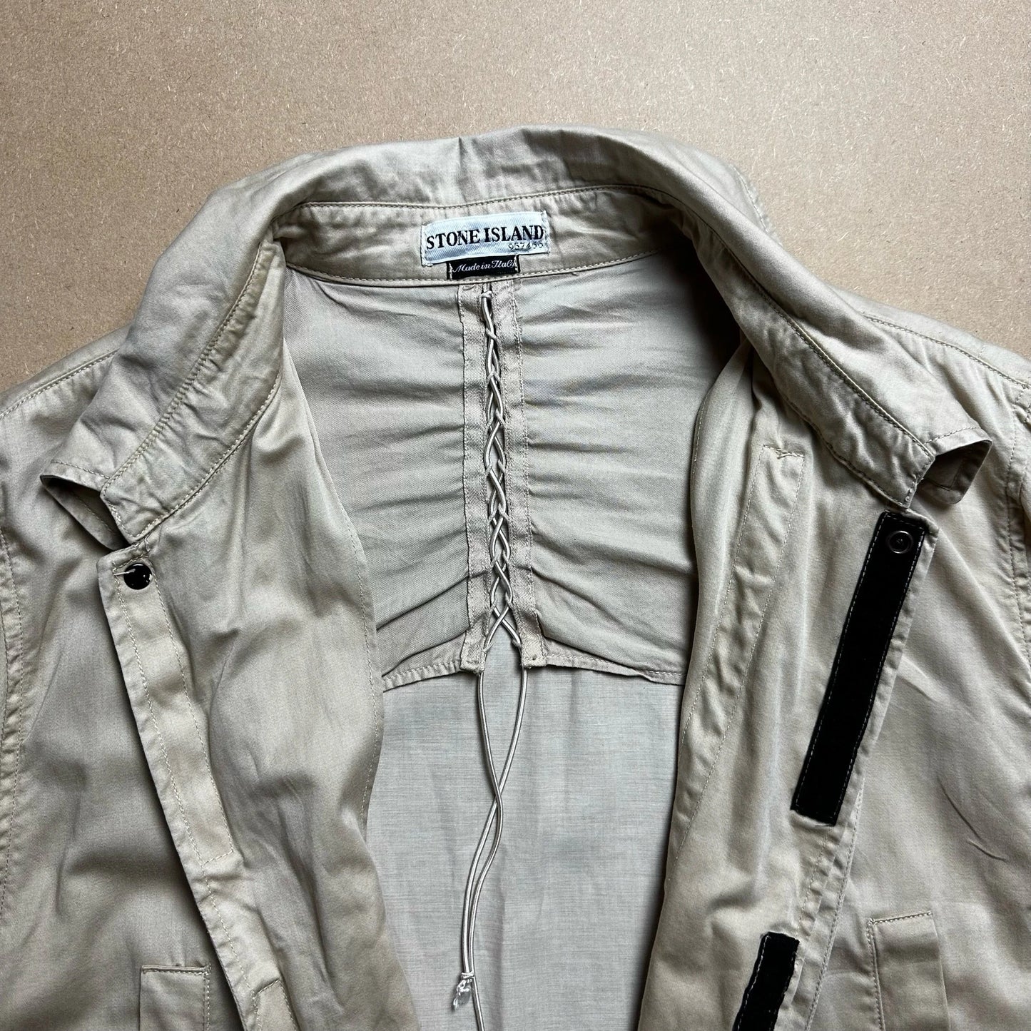 S/S 2007 Beige Raso Gommato Coach Jacket