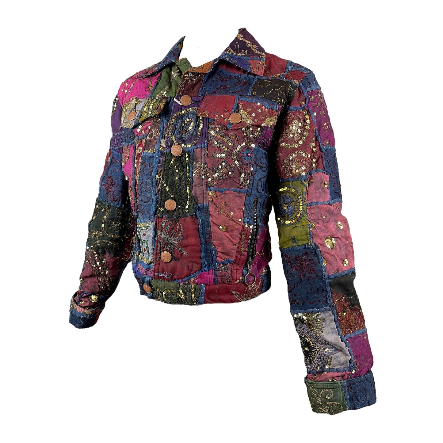 S/S 1999 Jean Paul Gaultier patchwork jacket