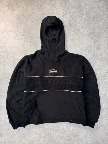 VT Rework: Guinness Fleece Panelled Logo Hoodie
