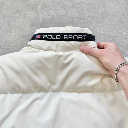 Polo Sport Ralph Lauren RARE 1990s technical fleece lined puffer jacket (L)