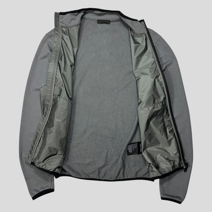 Prada 2019 Black Tab Nylon Panelled Track Jacket - M/L