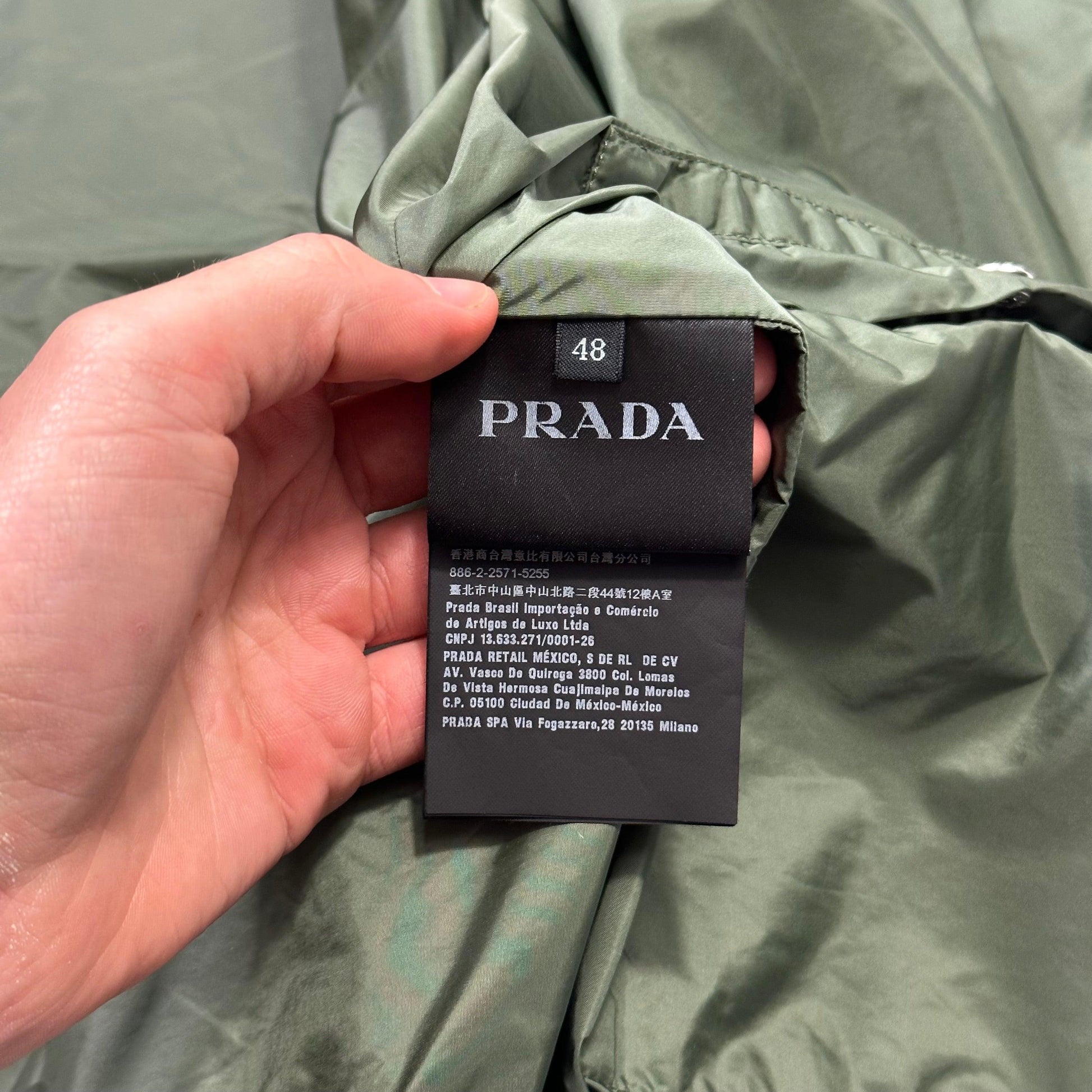 Prada Milano 2017 Nylon Windbreaker Jacket - IT48 (M/L) - Known Source