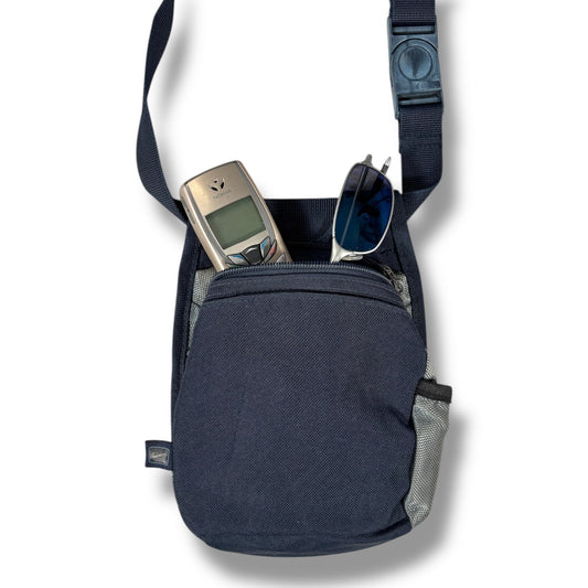 Nike 00’s Multi Compartment Shoulder Bag | O/S, Navy