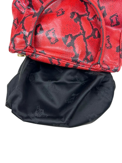 Moschino mid 1990s Python bag