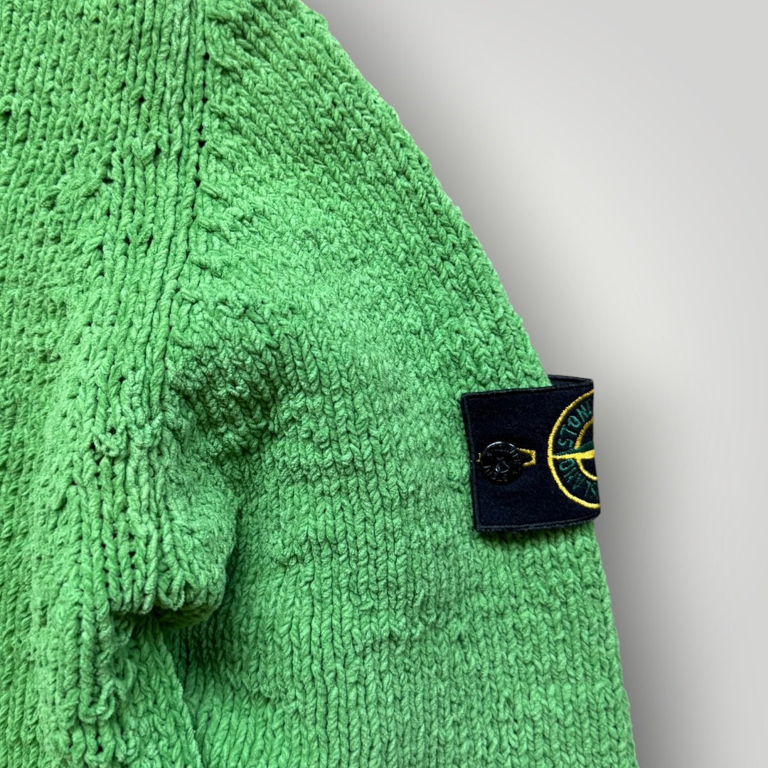 Stone Island Chenile AW/2000 Mock Neck Knit S/M | Default Title, Green
