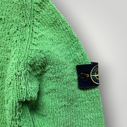Stone Island Chenile AW/2000 Mock Neck Knit S/M | Default Title, Green