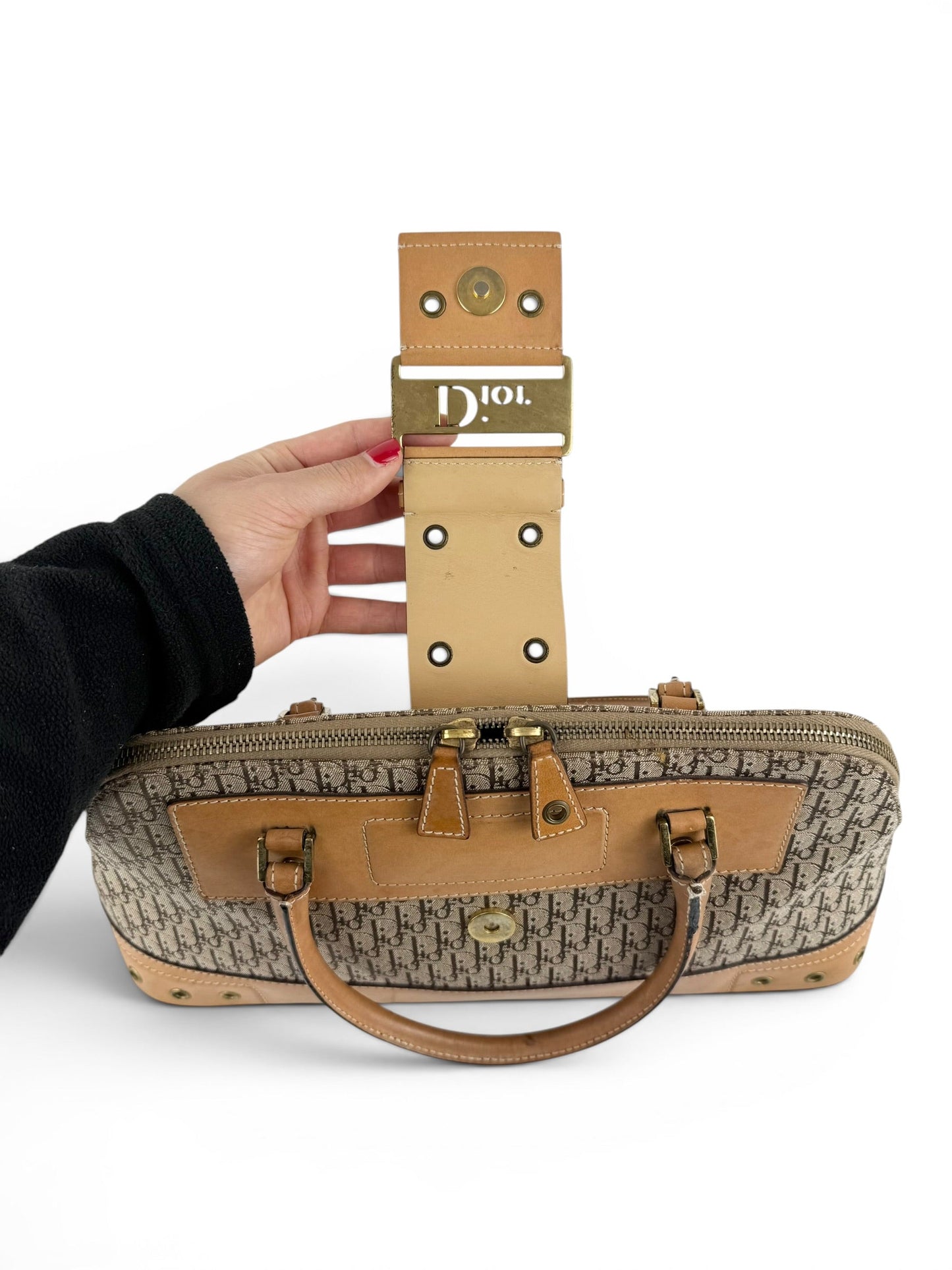 Vintage 2002 Christian Dior Diorissimo Street Chic Handbag | O/S, Brown