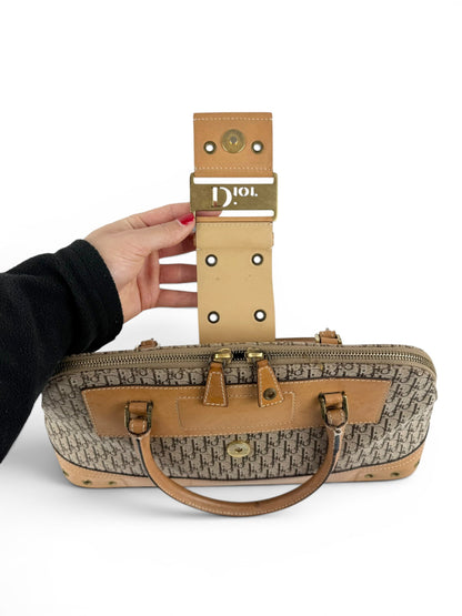 Vintage 2002 Christian Dior Diorissimo Street Chic Handbag | O/S, Brown