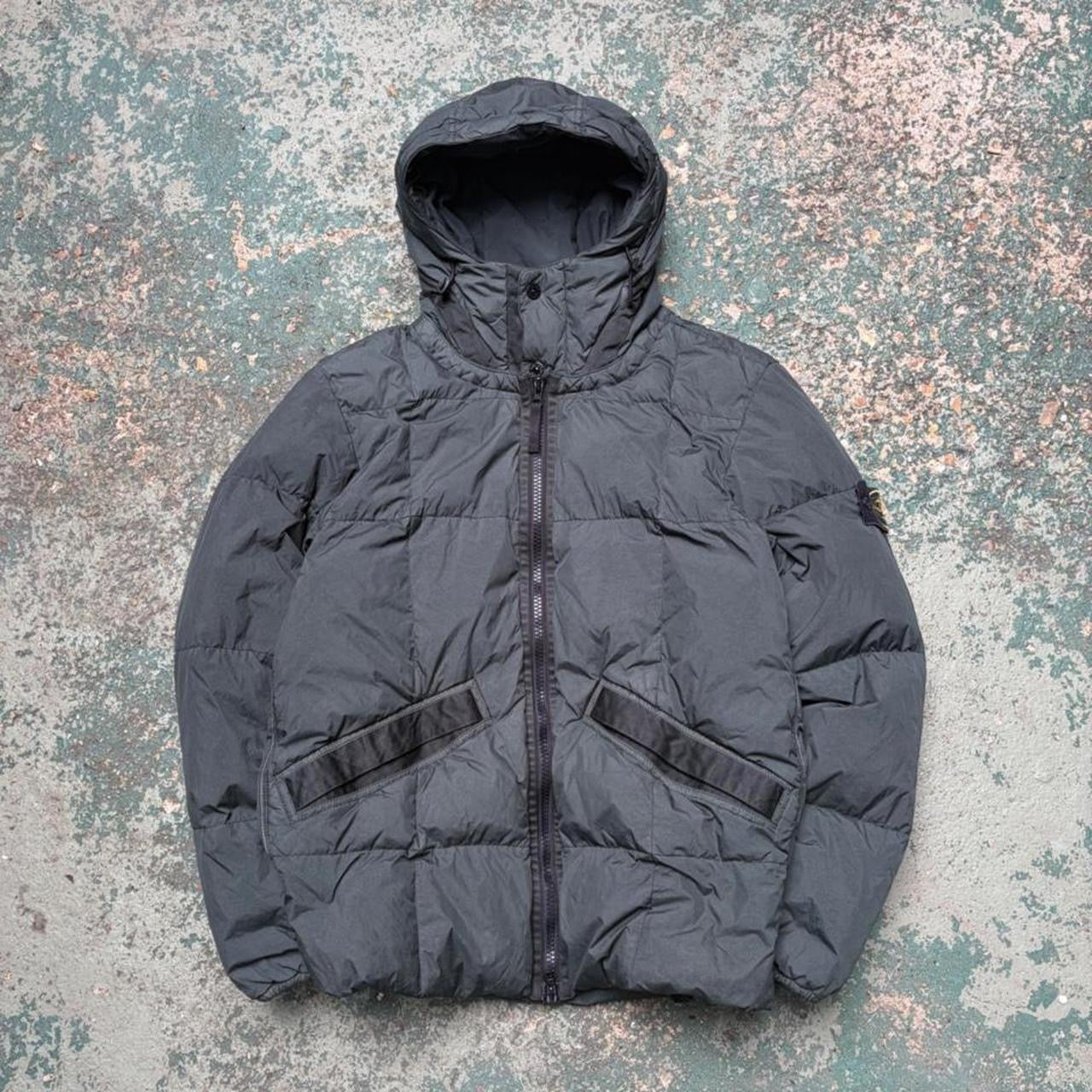 AW19 Stone Island Crinkle Reps Jacket | Green, Green